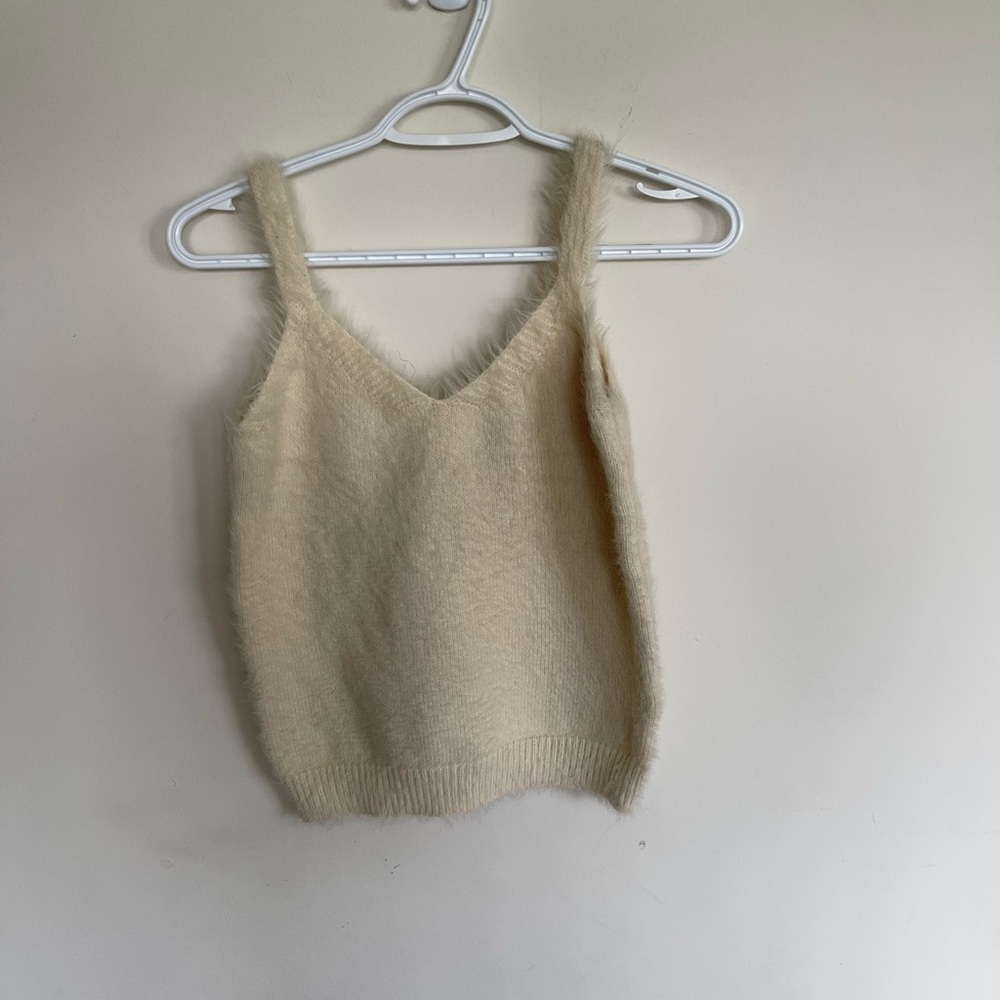 IVORY fuzzy sweater set Fashion Nova (NWOT) - Picture 3 of 7